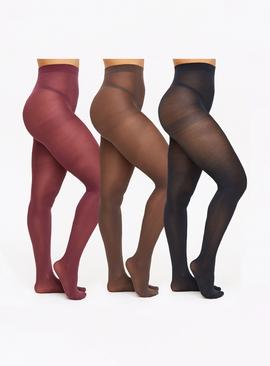 60 Denier Opaque Tights 3 Pack 