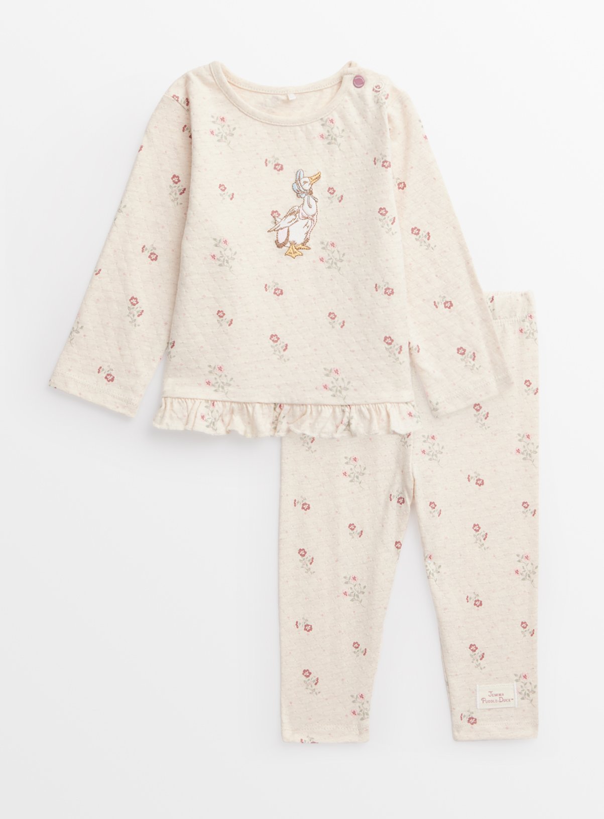 MINI-LA-MODE - Jemima Puddle Duck Pink Spot Pyjamas main image 1