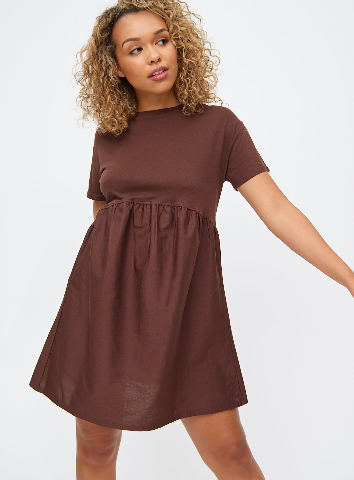 Babydoll Mini T-Shirt Dress 