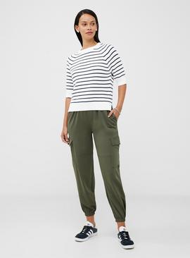 FRENCH CONNECTION Lily Mozart Stripe Short Sleeve Jumper 