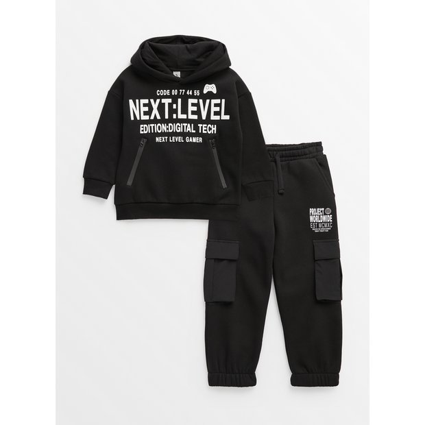 Buy Black Next Level Gamer Hoodie & Joggers 5 years, Jumpers and hoodies