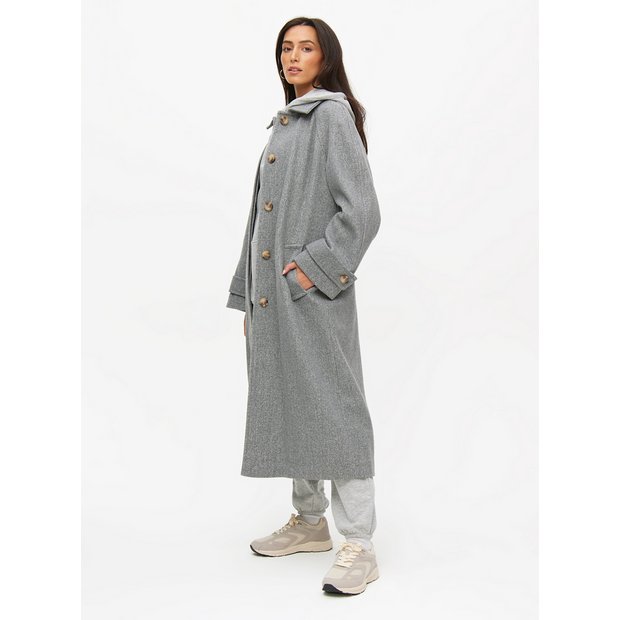 Long Wool Trench Coat Women's Grey Wool Coat Buy Grey Wool