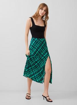 FRENCH CONNECTION Dani Check Delphine Skirt 