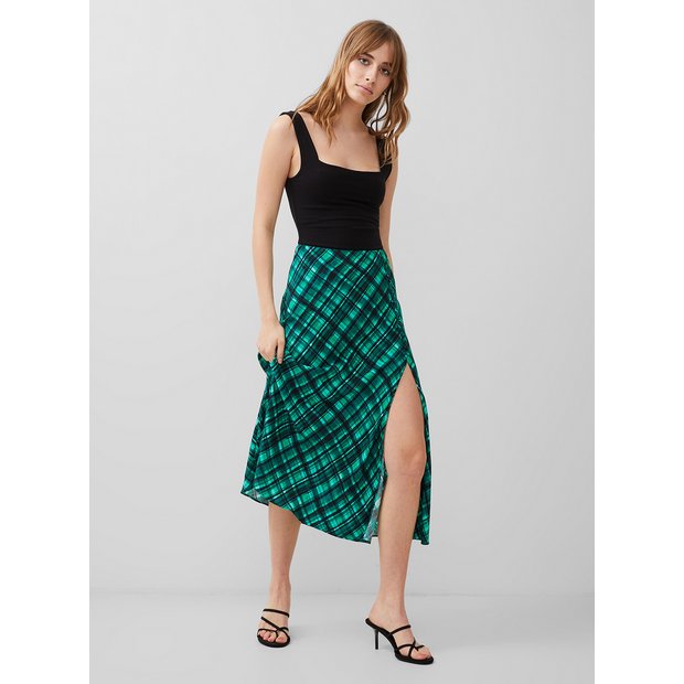 Sainsburys red tartan clearance skirt