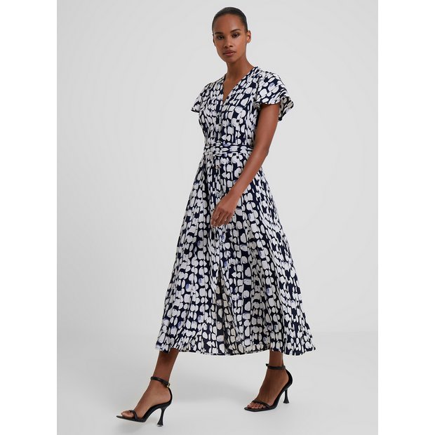 French connection midi store shirt floral bloom dress