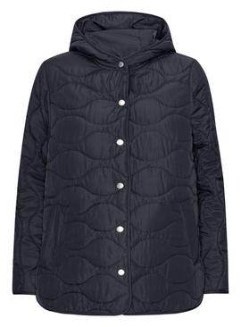 ILSE JACOBSEN Short Quilted Hooded Jacket 