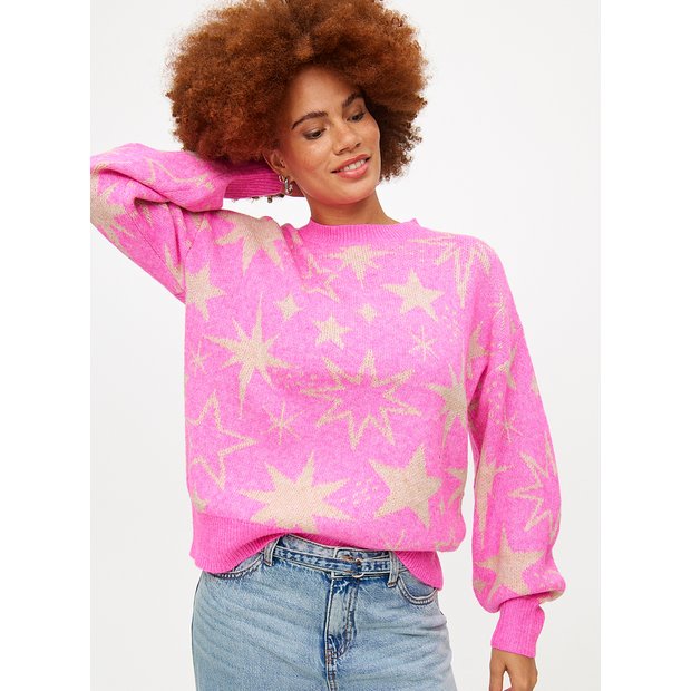 Pink xmas jumper best sale