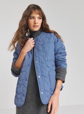 SIMPLY BE Heart Quilted Jacket 