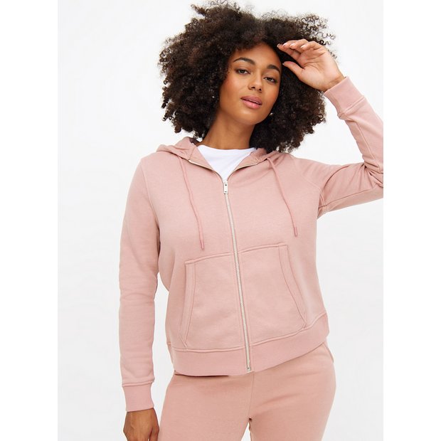 Buy Pink Zip-Through Coord Hoodie L | Hoodies and