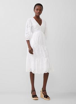 FRENCH CONNECTION Broderie Anglaise Dress 