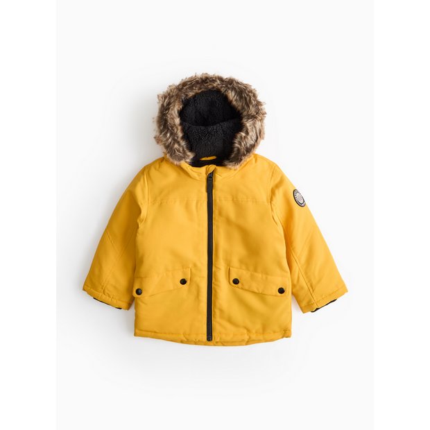 Buy Yellow Parka Coat 1 2 years Coats and jackets Tu