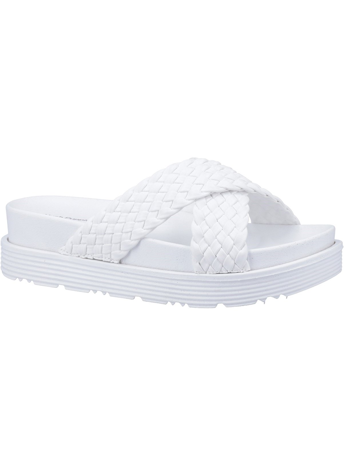 HUSH PUPPIES Serena Mule Sandal White