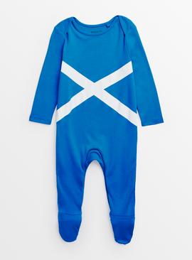 Blue Scotland Sleepsuit 