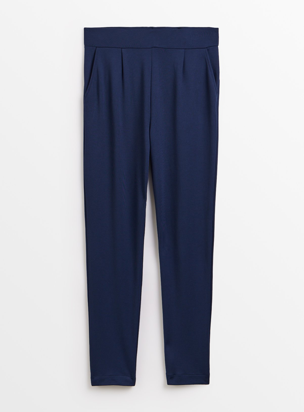 PETITE Ponte Tapered Leg Trousers 