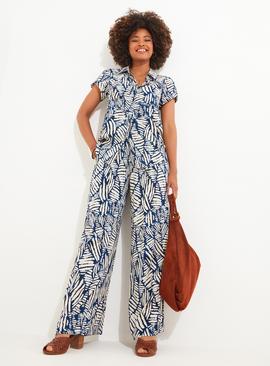 JOE BROWNS Abstract Fern Print Co Ord Trousers 