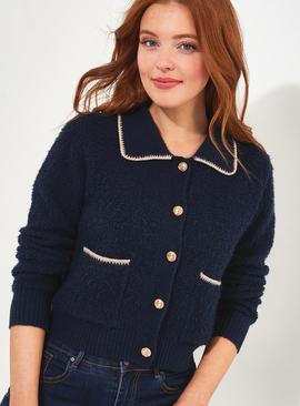 JOE BROWNS Textured Knit Cropped Cardigan 