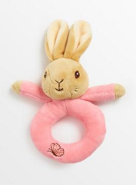 Peter Rabbit Pink Flopsy Ring Rattle One Size