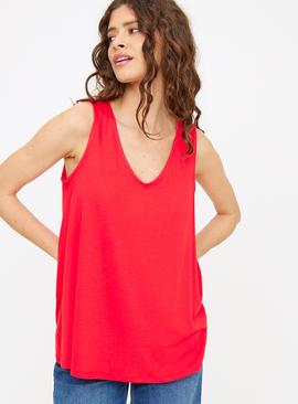 Relaxed V Front Vest Top 