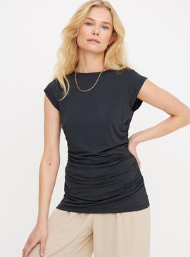 Ruched Side Short Sleeve Top 