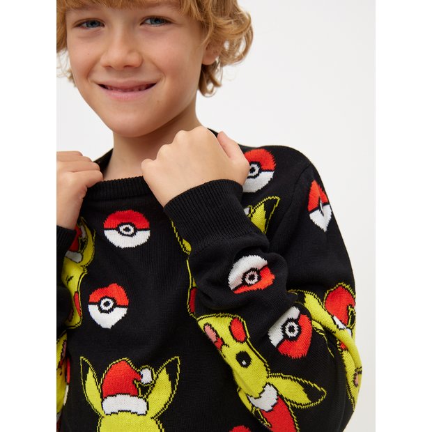 Buy Christmas Pokemon Print Knitted Jumper 5 years Christmas jumpers Argos