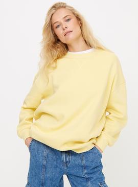 Yellow Oversized Sweatshirt  