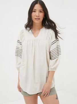 FATFACE Tory Embroidered Tunic 