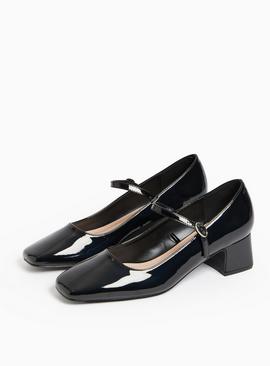 Buy Black Patent Heeled Mary Jane Shoes 3 Shoes Tu