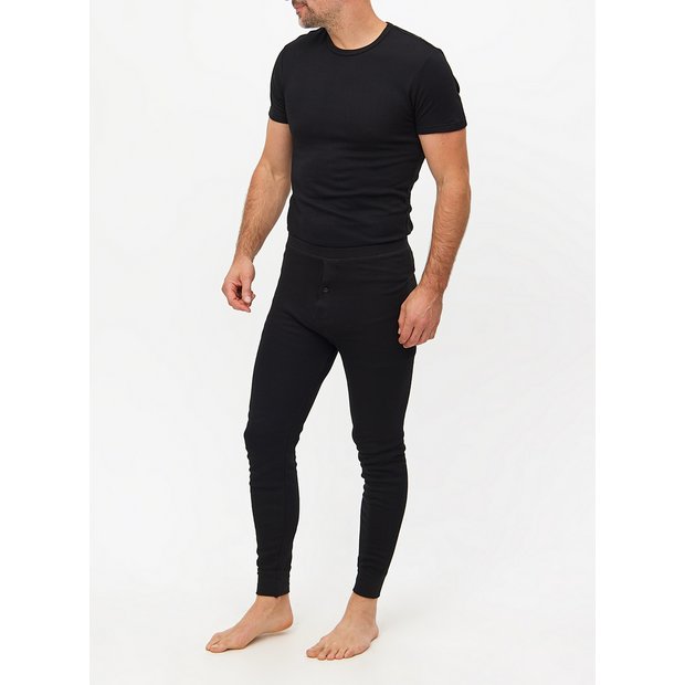 Buy Black Maximum Warmth Long Thermal Pants L Loungewear Tu