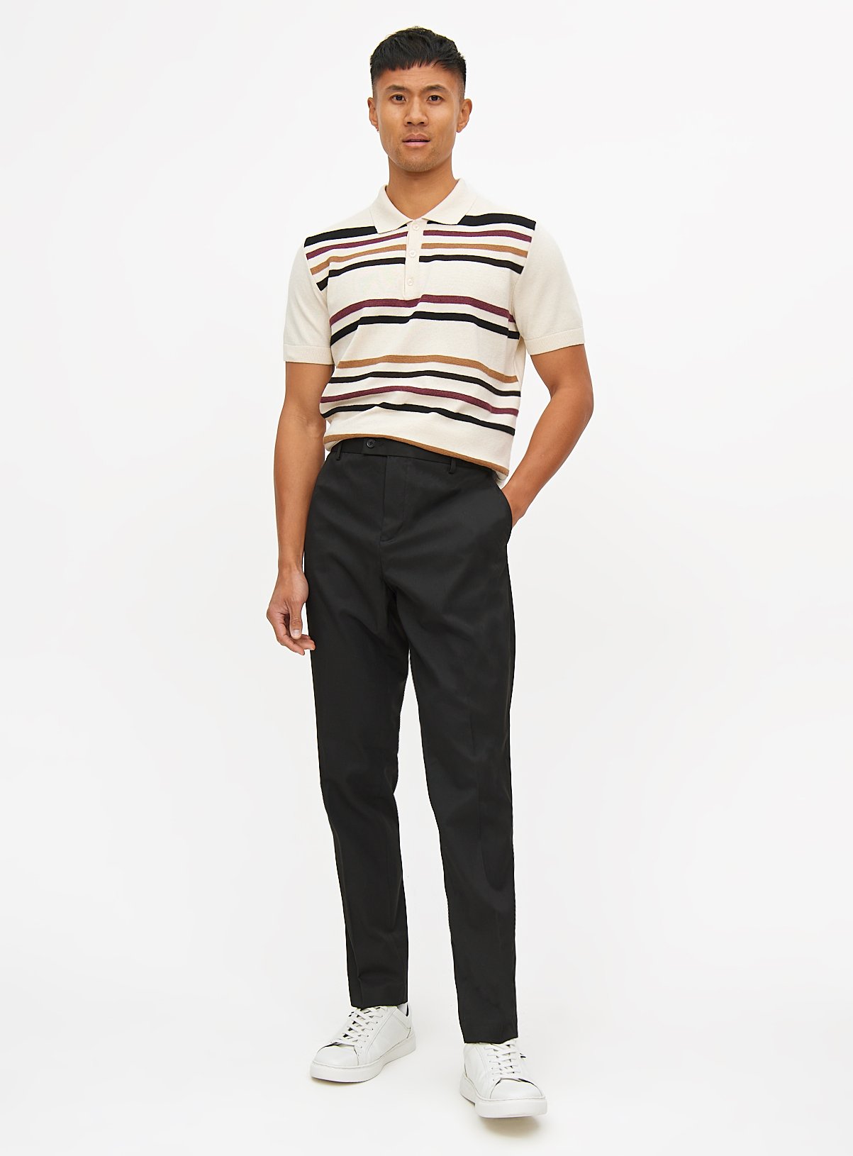 Slim Fit Smart Trousers  