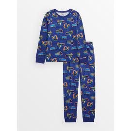 Buy Minecraft Character Printed Blue Slinky Pyjamas 4 5 years Pyjamas Tu
