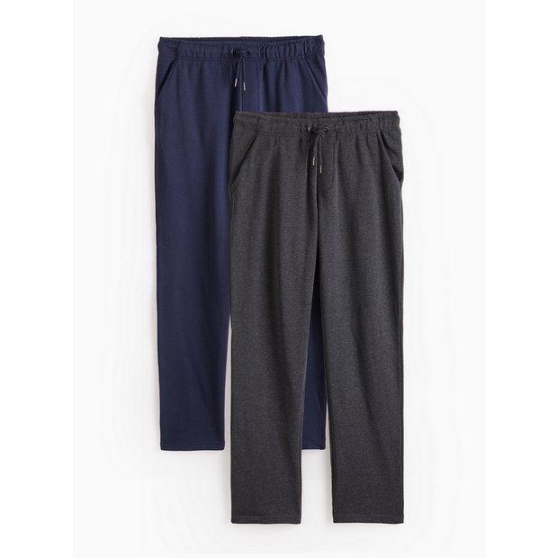 Buy Charcoal Grey Navy Joggers 2 Pack L Sportswear Tu