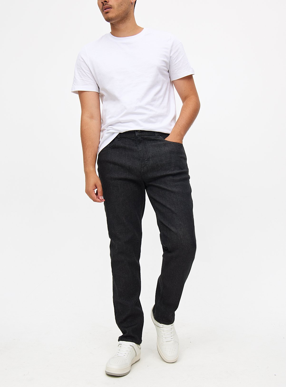 Everyday Black Denim Slim Fit Jeans  44L