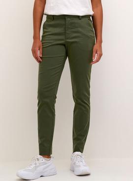 KAFFE Lea Chino Slim Fit Ankle Length Trousers 