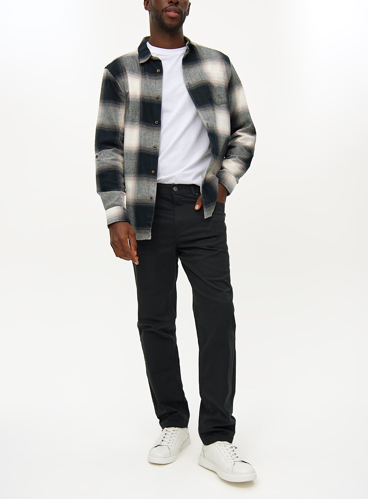 Straight Leg Trousers 