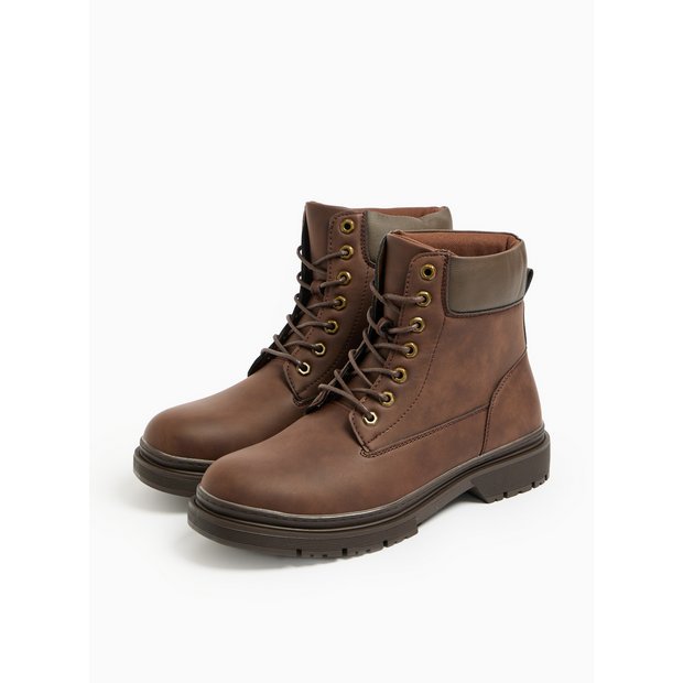 Buy Brown Workman Lace Up Boots 10 Boots and wellies Argos