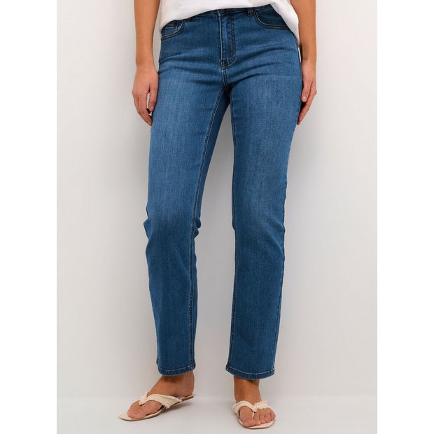 Ankle length hot sale denim
