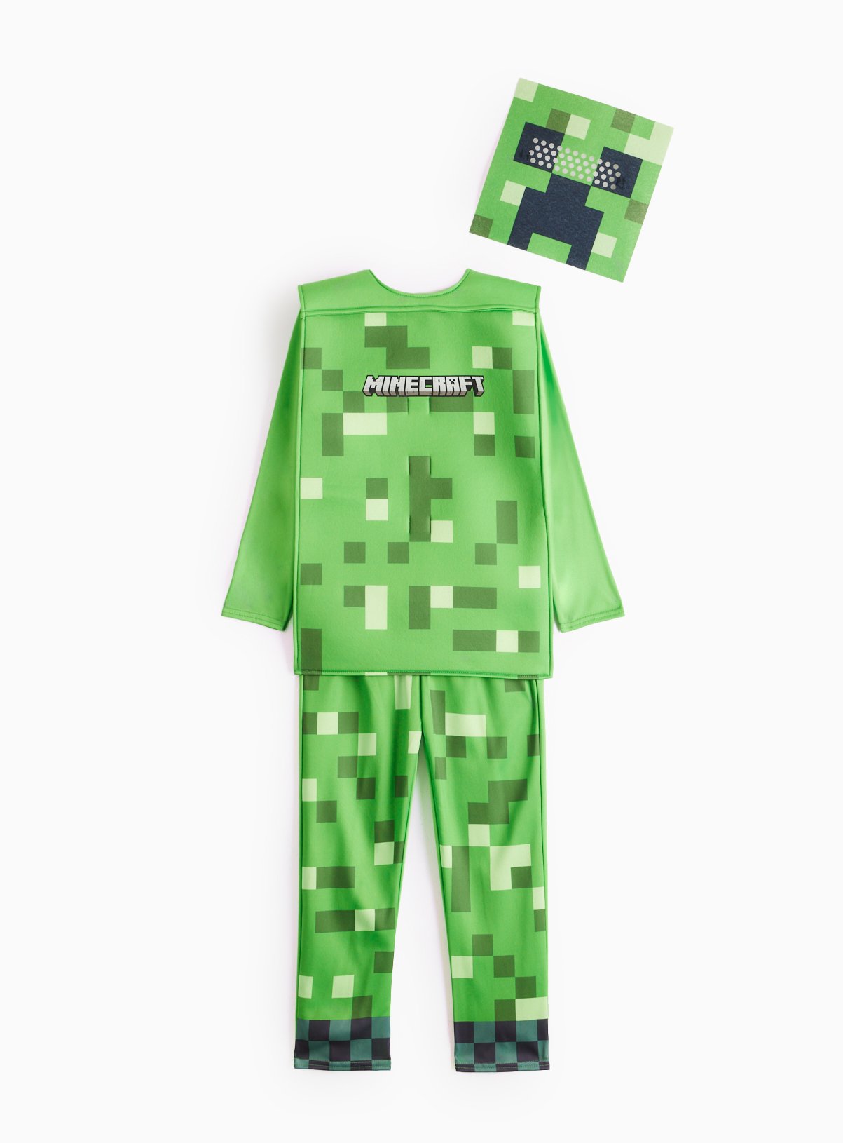 Minecraft Creeper Fancy Dress Costume 