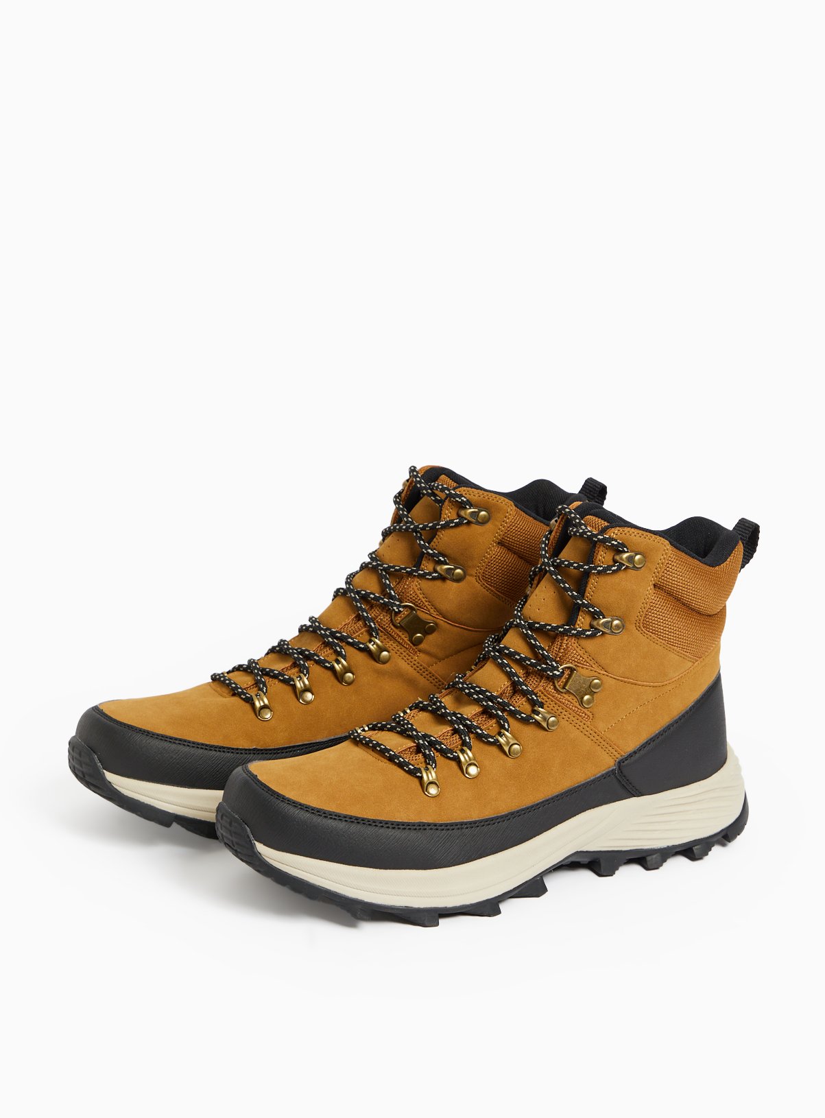 Tan Shower-Resistant Hiker Boots 