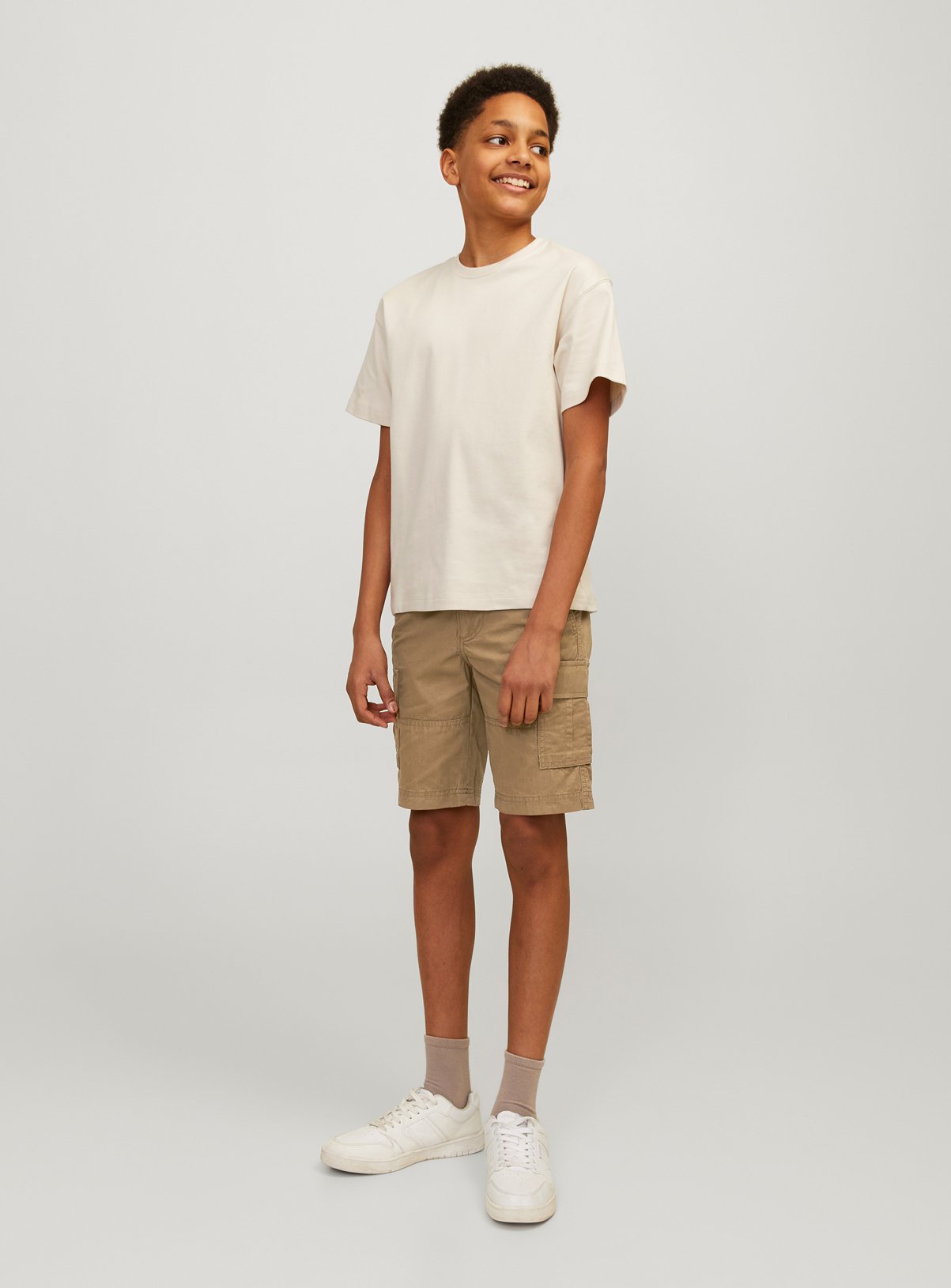 JACK & JONES JUNIOR Cole Cargo Short Junior Otter 