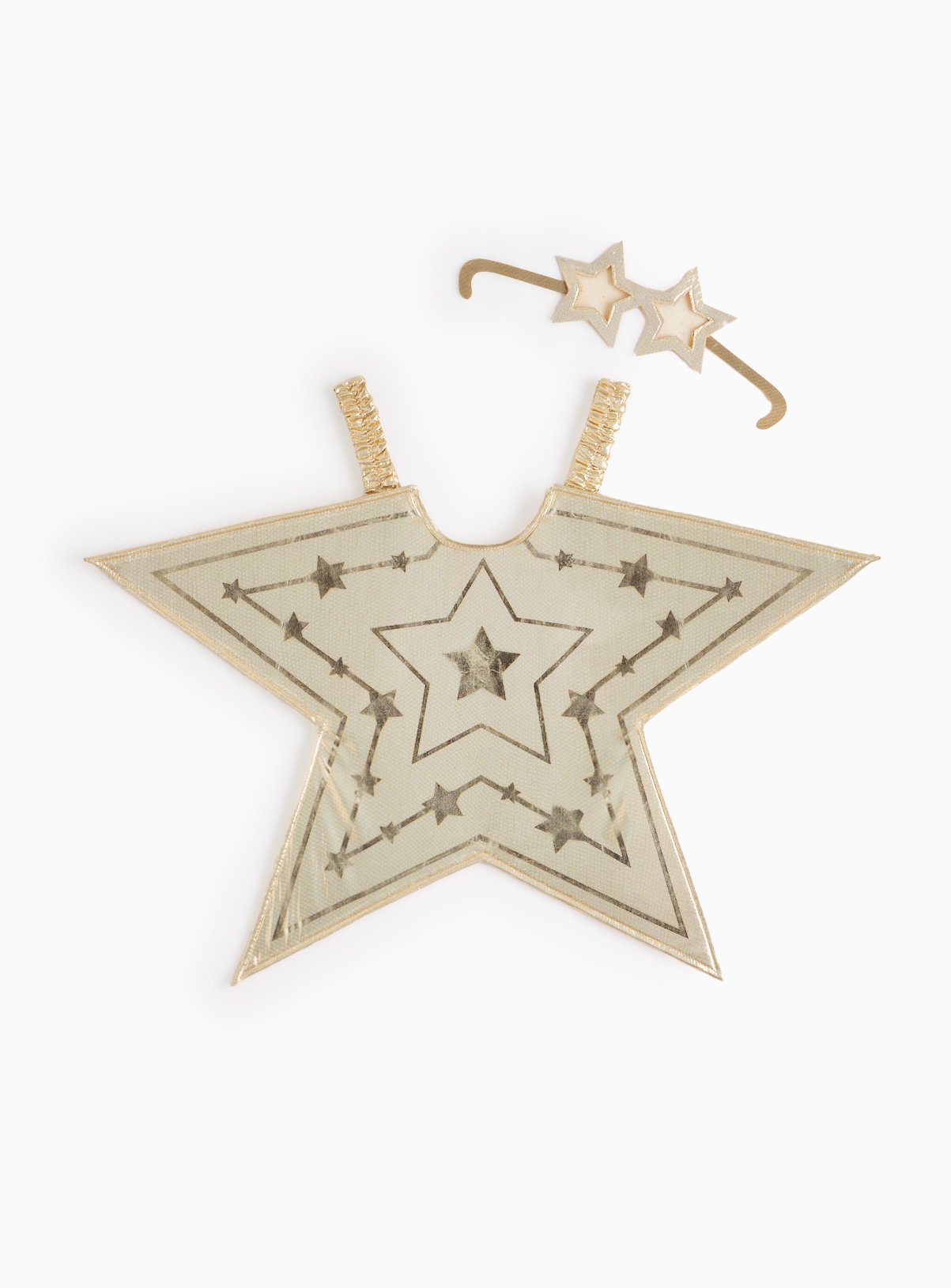 Nativity Gold Star Fancy Dress Costume One Size