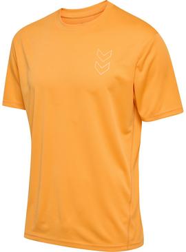 HUMMEL Active Pl Jersey T Shirt Orange 