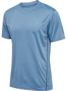 HUMMEL Active Pl Jersey T Shirt Blue 