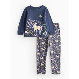 Buy Navy Star Print Long Sleeve Pyjamas 1 1.5 years Pyjamas Tu