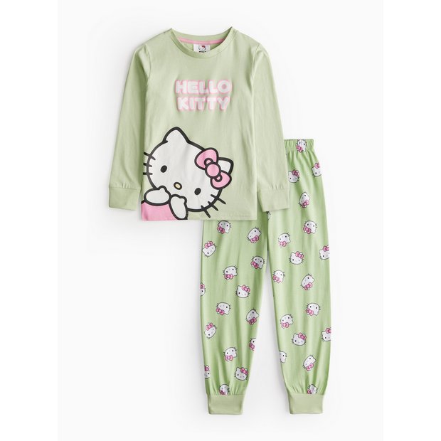 Buy Hello Kitty Mint Green Printed Long Sleeve Pyjamas 3 4 years Pyjamas Tu