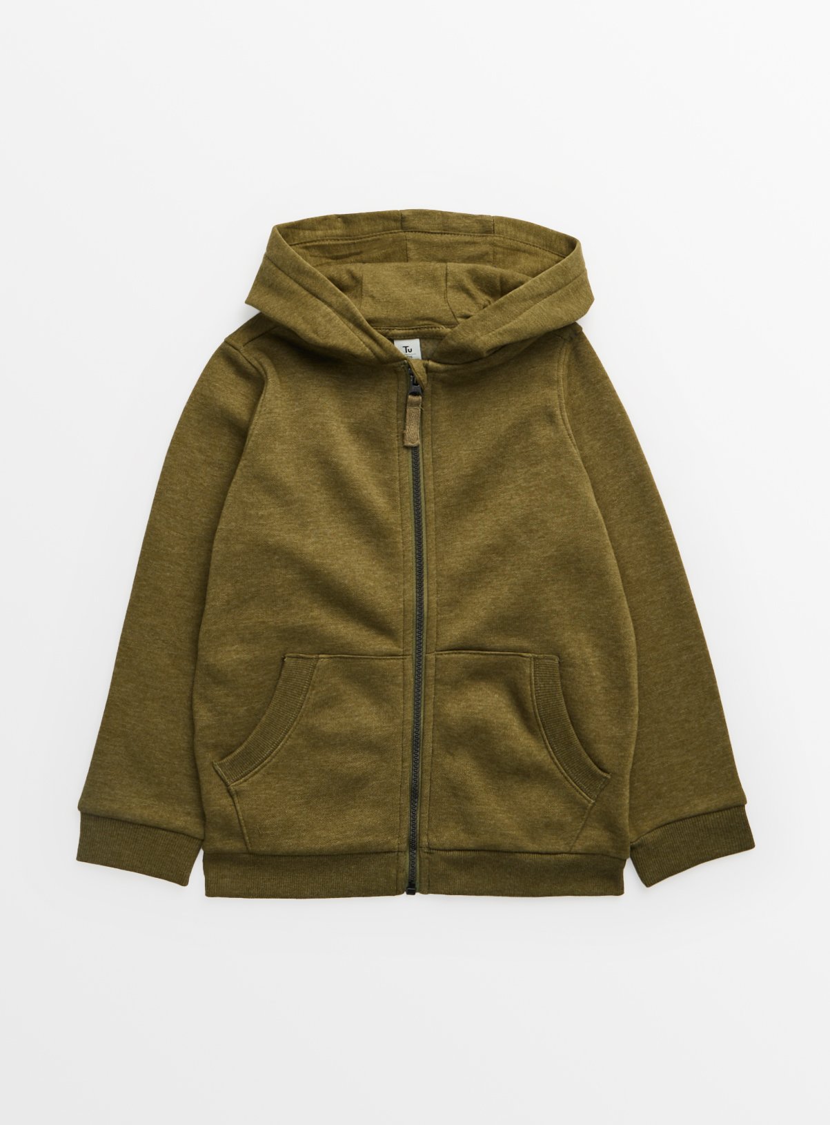 Green Zip Through Hoodie 4 years