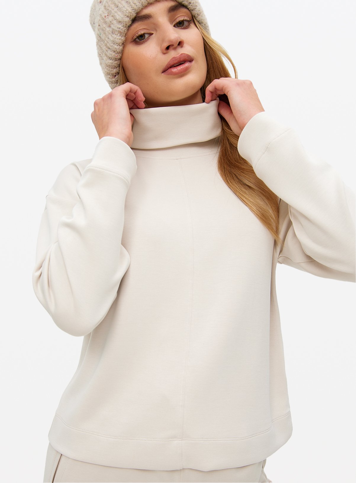 Cowl Neck Sweatshirt 