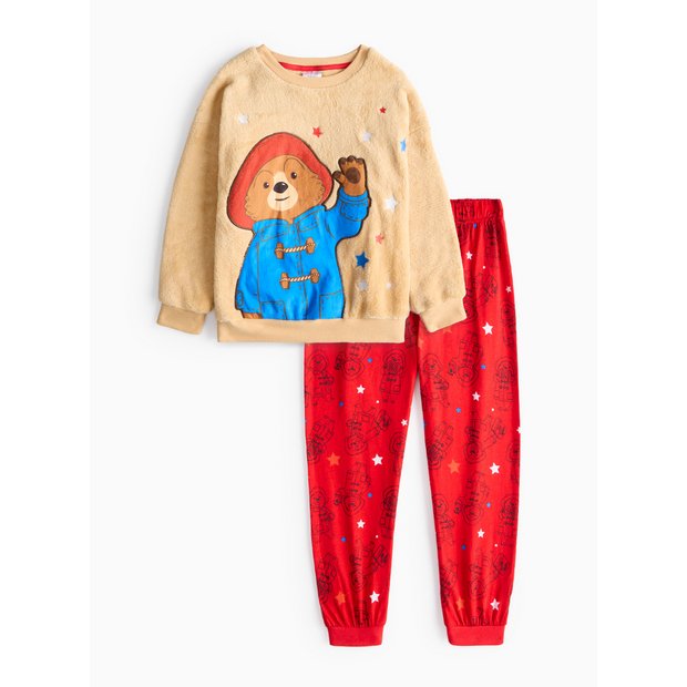 Buy Paddington Bear Fleece Pyjama Top Joggers Set 1 1.5 years Pyjamas Argos