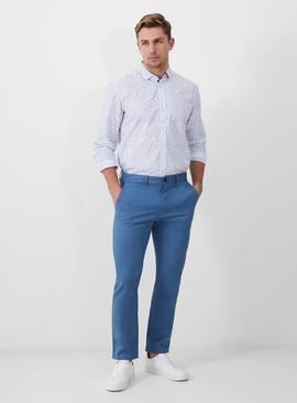 FRENCH CONNECTION Stretch Chino Trouser Blue 