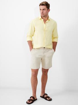 FRENCH CONNECTION Stretch Chino Shorts Beige 