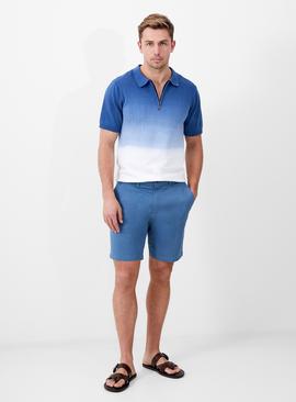FRENCH CONNECTION Stretch Chino Shorts Blue 